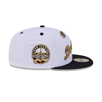 This is a Detroit Tigers 59FIFTY Day White 59FIFTY Fitted Cap 6