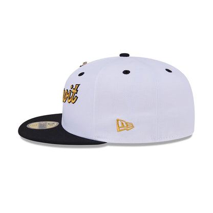 This is a Detroit Tigers 59FIFTY Day White 59FIFTY Fitted Cap 7