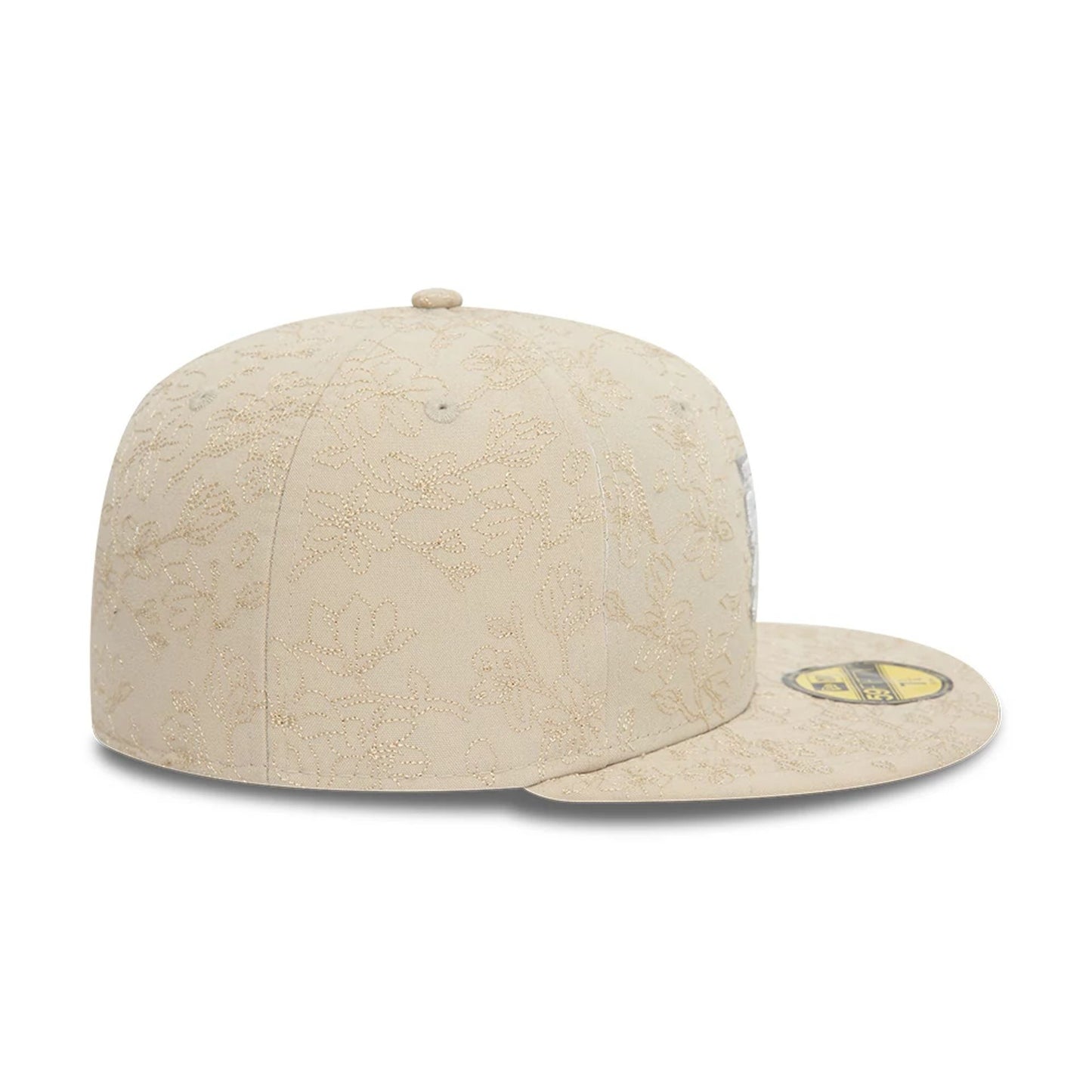 This is a New Era Cherry Blossom Love Light Beige 59FIFTY Fitted Cap 7