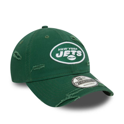 This is a New York Jets NFL Distressed Green 9TWENTY Adjustable Cap 2