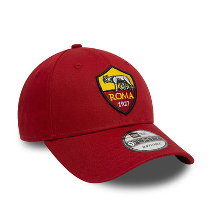 This is a AS Roma Core Dark Red 9FORTY Adjustable Cap 3