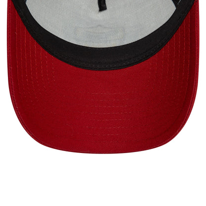 This is a AS Roma Core White 9FORTY E-Frame Adjustable Trucker Cap 5