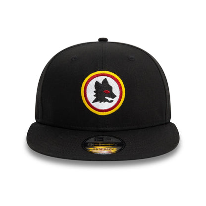 This is a AS Roma Lupetto Black 9FIFTY Snapback Cap 2