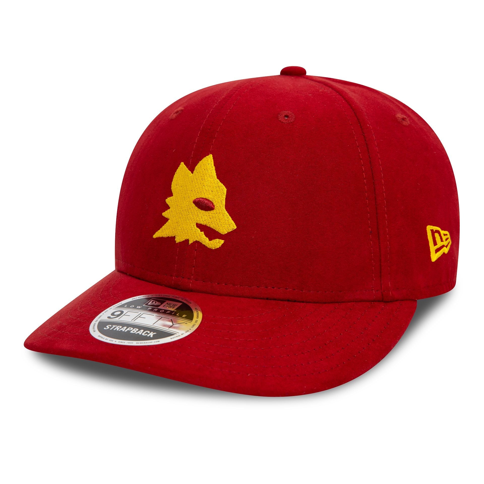 This is a AS Roma Suede Dark Red Low Profile 9FIFTY Cap 1