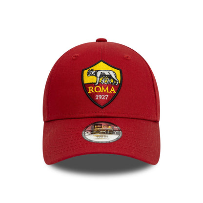 This is a AS Roma Kids Core Dark Red 9FORTY Adjustable Cap 2