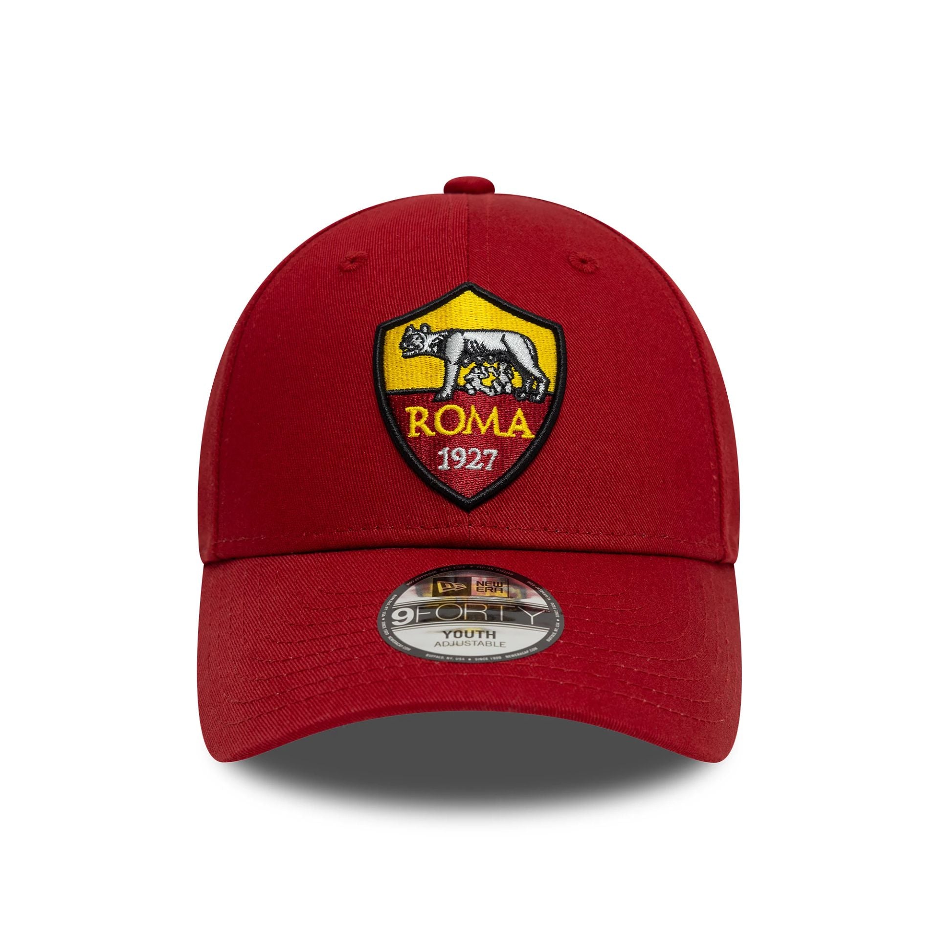 This is a AS Roma Kids Core Dark Red 9FORTY Adjustable Cap 2