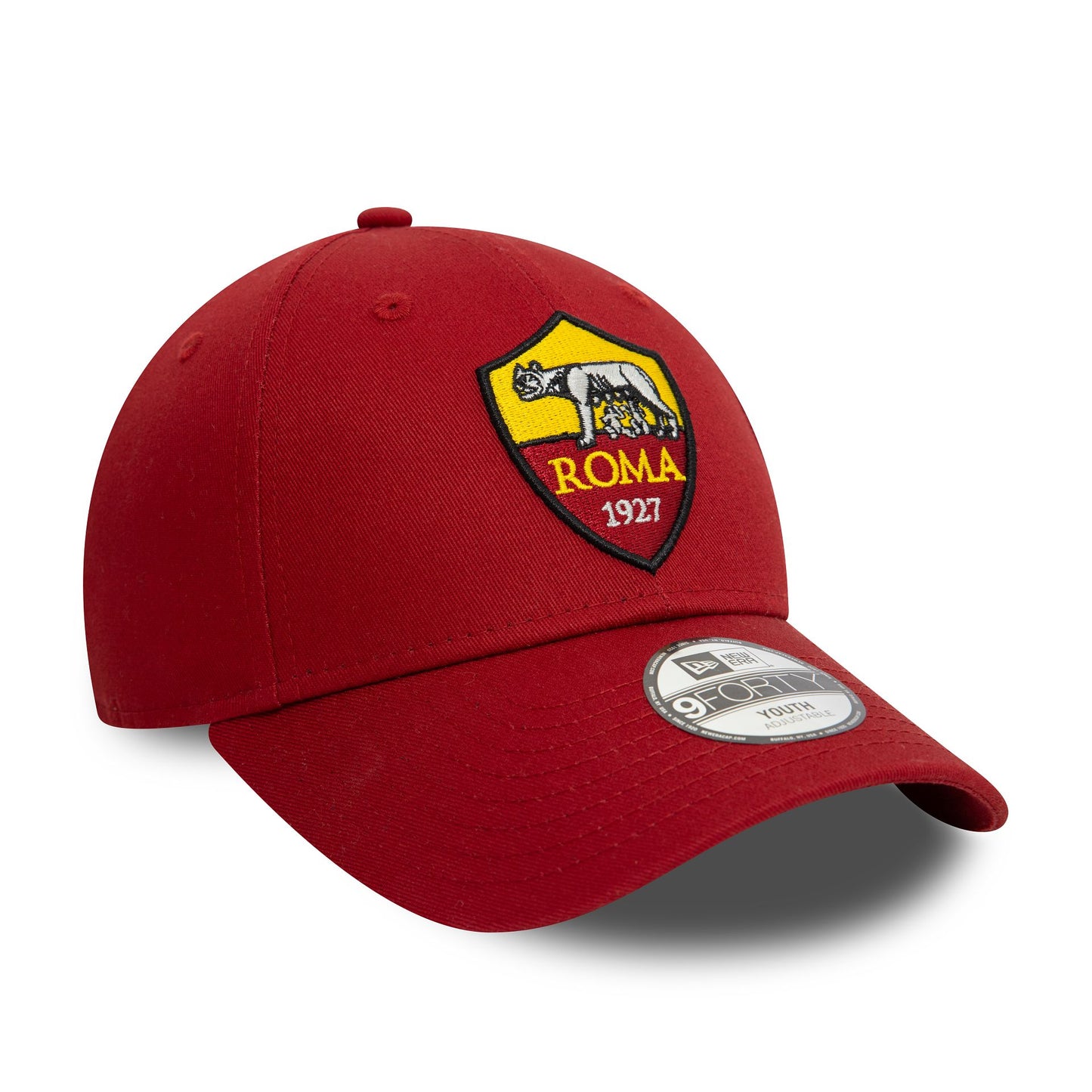 This is a AS Roma Kids Core Dark Red 9FORTY Adjustable Cap 3