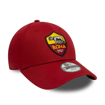 This is a AS Roma Kids Core Dark Red 9FORTY Adjustable Cap 3