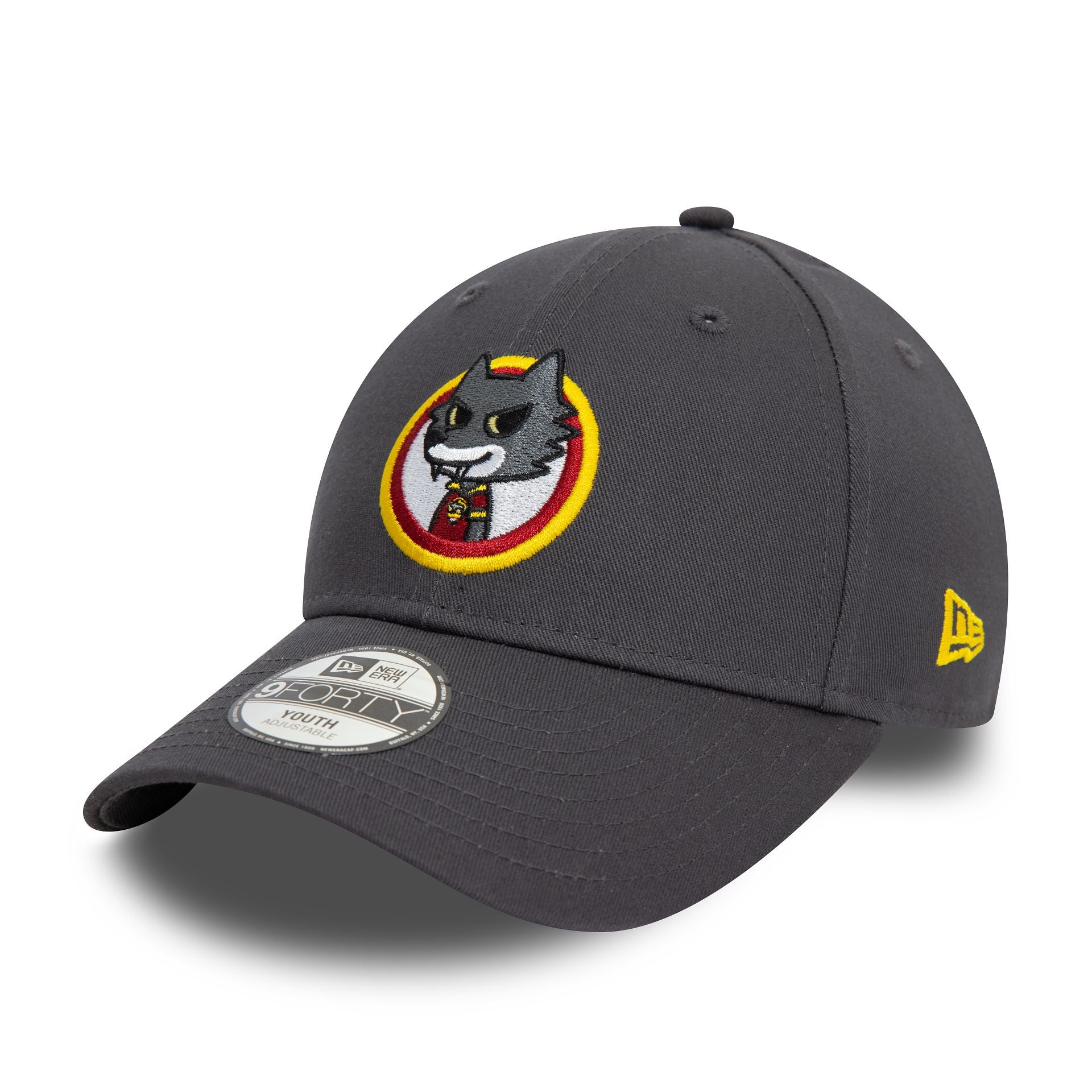 This is a AS Roma Kids Romolo Dark Grey 9FORTY Adjustable Cap 1