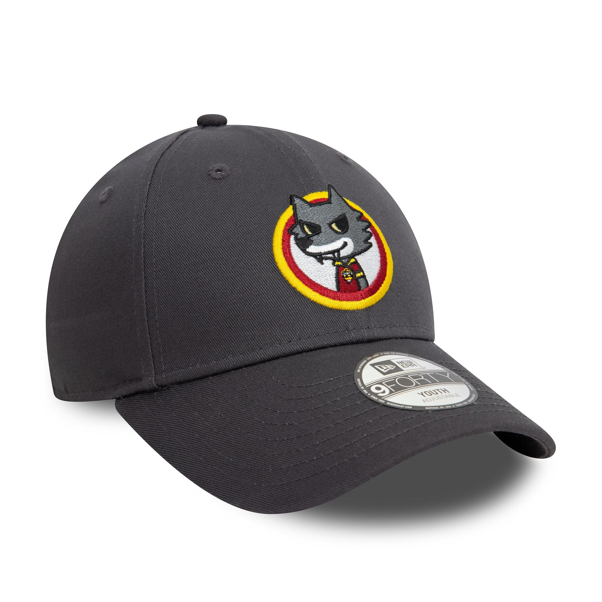 This is a AS Roma Kids Romolo Dark Grey 9FORTY Adjustable Cap 3