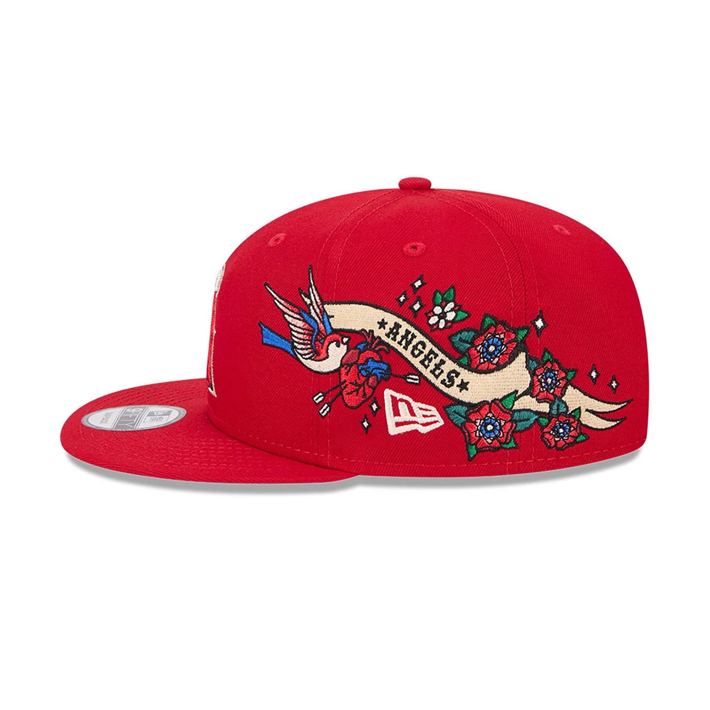 This is a LA Angels City Art Black 9FIFTY Snapback Cap 5