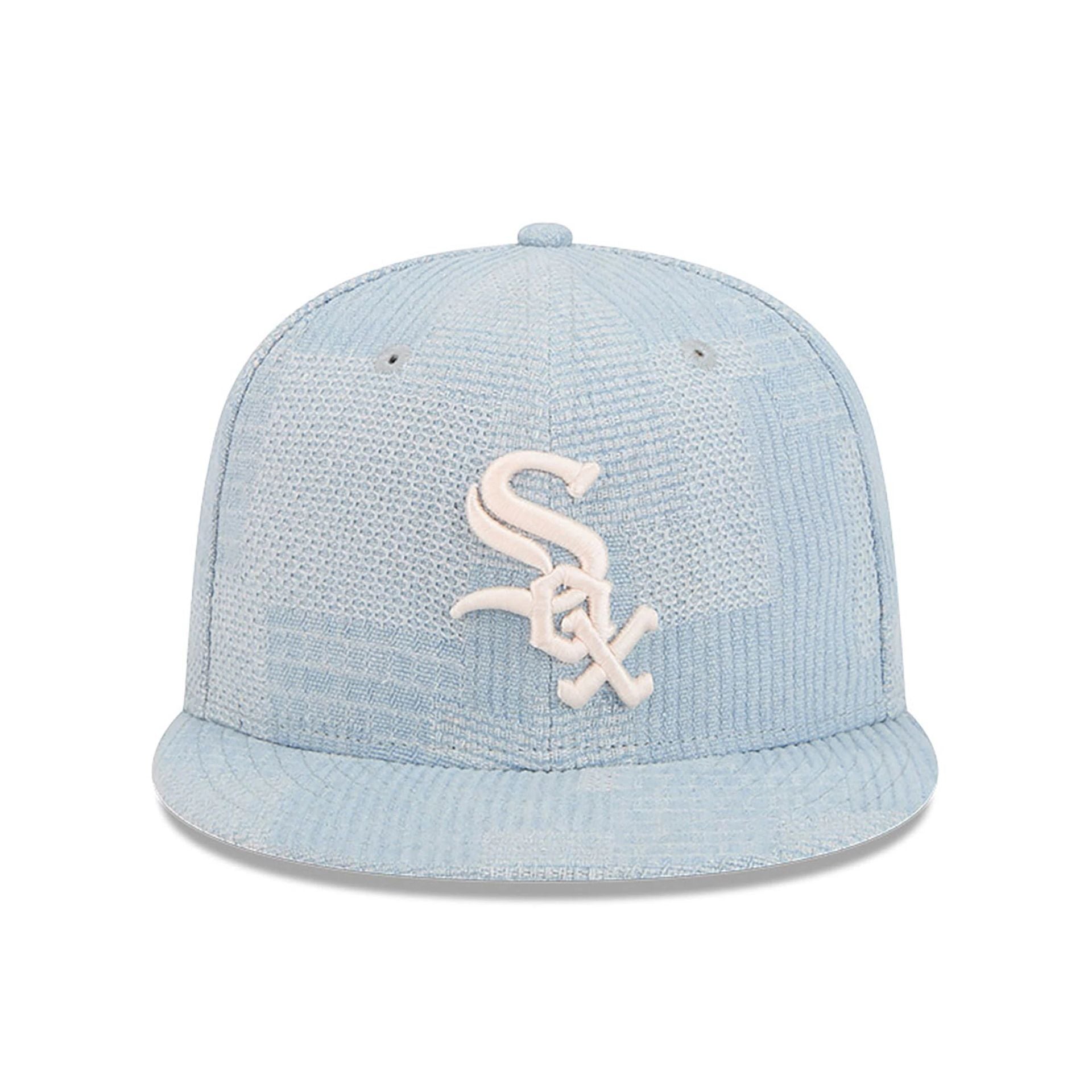 This is a Chicago White Sox Denim Patchwork Open Blue 9FIFTY Snapback Cap 3