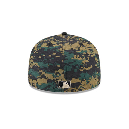 This is a Detroit Tigers Digi Camo Black 59FIFTY Fitted Cap 5