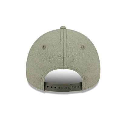 This is a Chicago Bulls Logo Essentials Green 9FORTY A-Frame Adjustable Cap 5