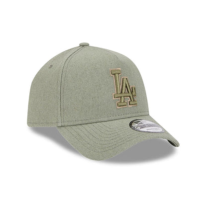 This is a LA Dodgers Logo Essentials Green 9FORTY A-Frame Adjustable Cap 4