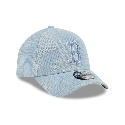 This is a Boston Red Sox Logo Essentials Open Blue 9FORTY A-Frame Adjustable Cap 4