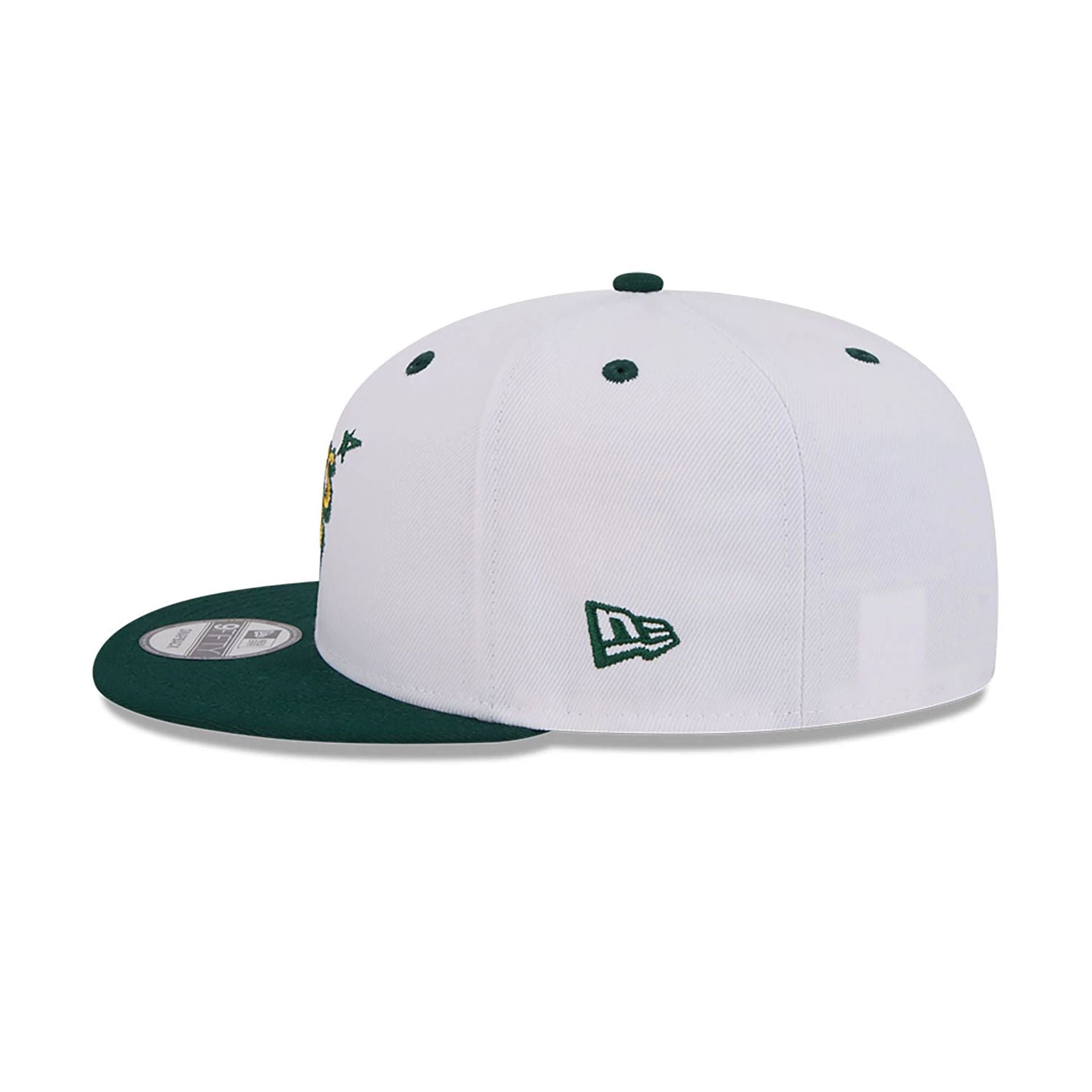 This is a Oakland Athletics Official Doodles White 9FIFTY Snapback Cap 7