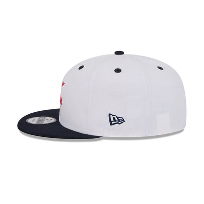 This is a Boston Red Sox Official Doodles White 9FIFTY Snapback Cap 7