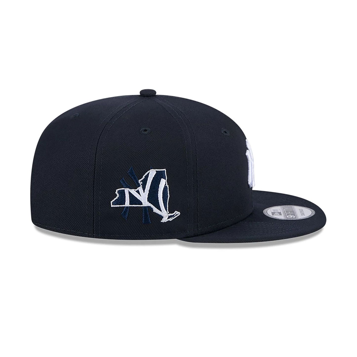 This is a New York Yankees State Outline Navy 9FIFTY Snapback Cap 6