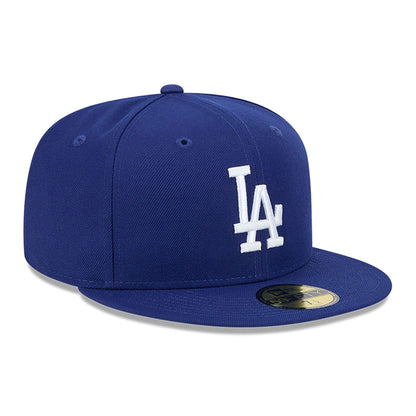 This is a LA Dodgers Team Verbiage Dark Blue 59FIFTY Fitted Cap 4