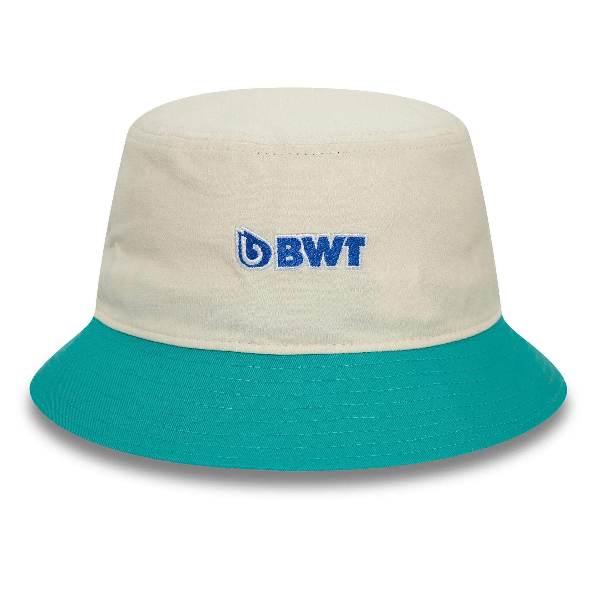 This is a Alpine Racing Miami Race Special White Bucket Hat 2