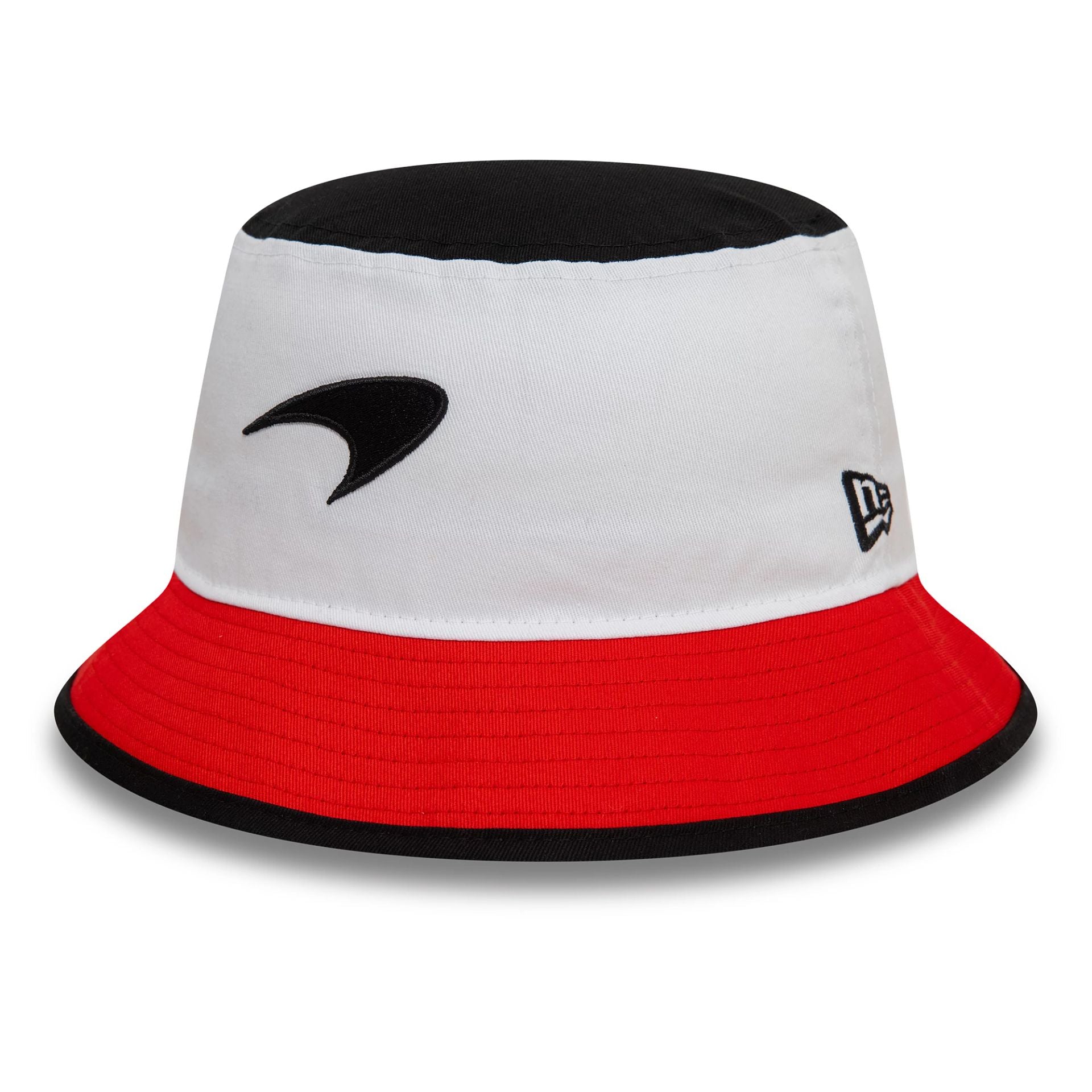 This is a McLaren Racing Monaco Race Special White Bucket Hat 1