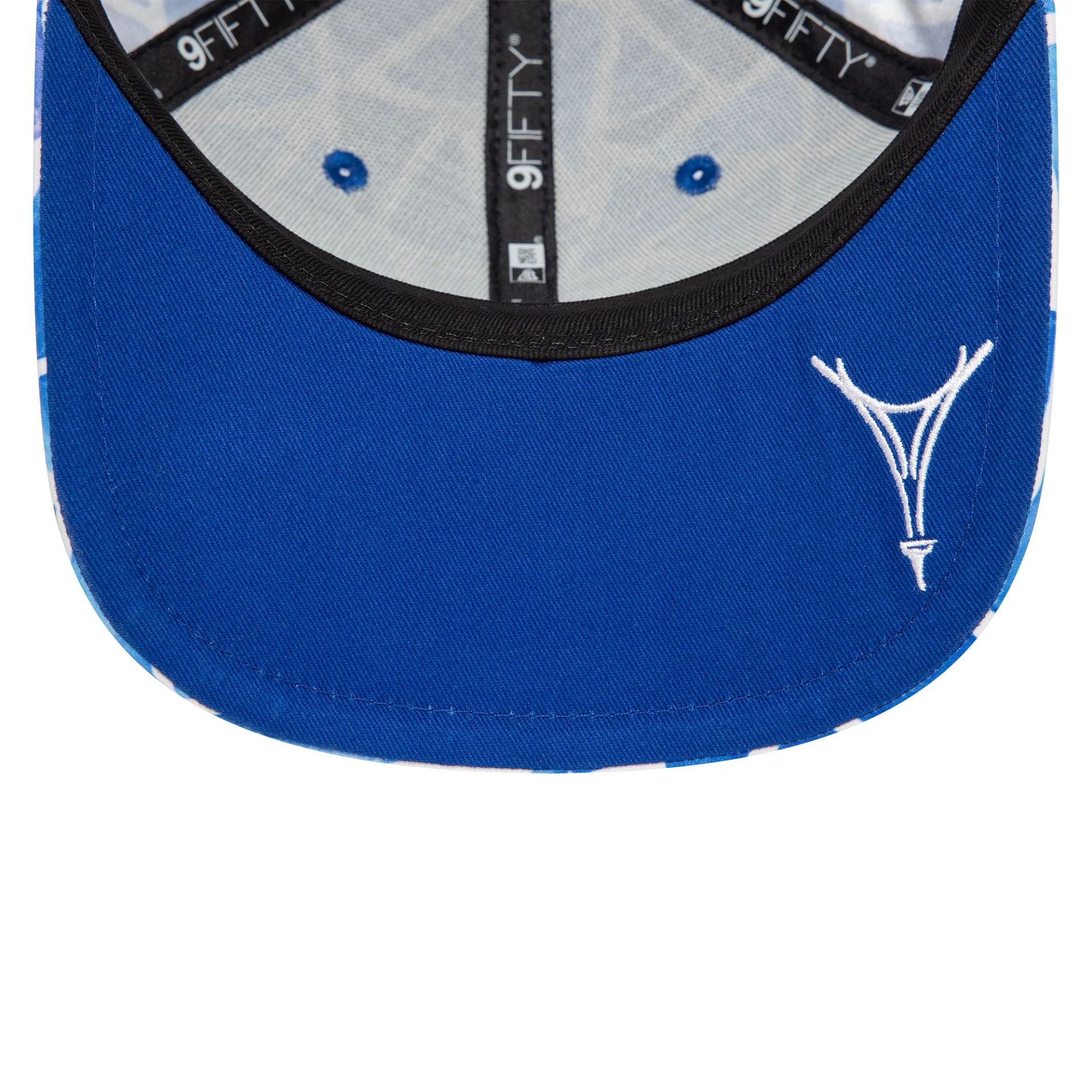 This is a Alpine Racing Esteban Ocon Barcelona Blue 9FIFTY Snapback Cap 5