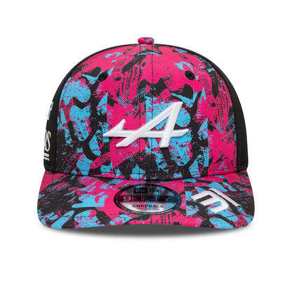 This is a Alpine Racing Esteban Ocon Silverstone Black 9FIFTY Snapback Cap 5