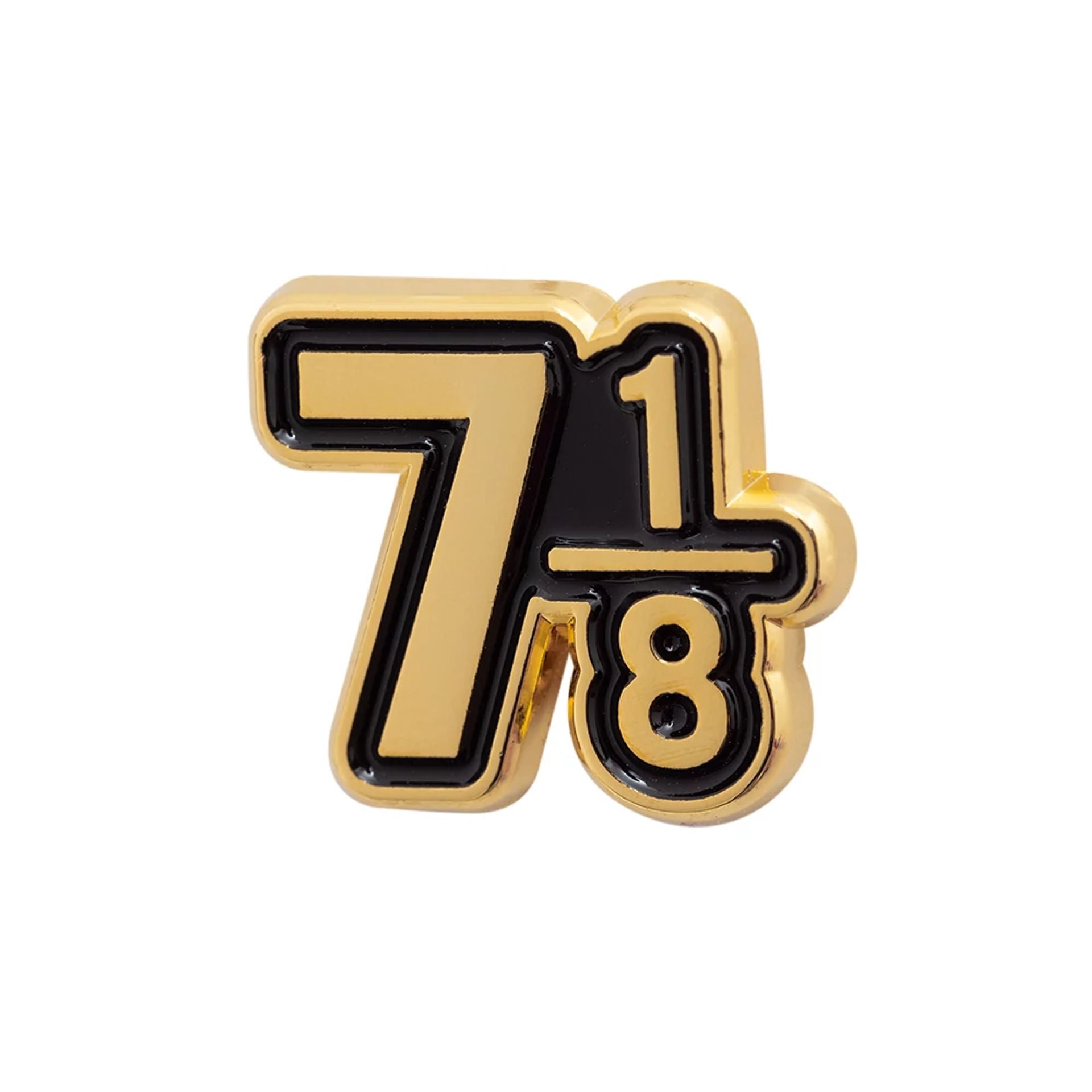 This is a New Era 7 1/8 59FIFTY Day Black Pin Badge 1