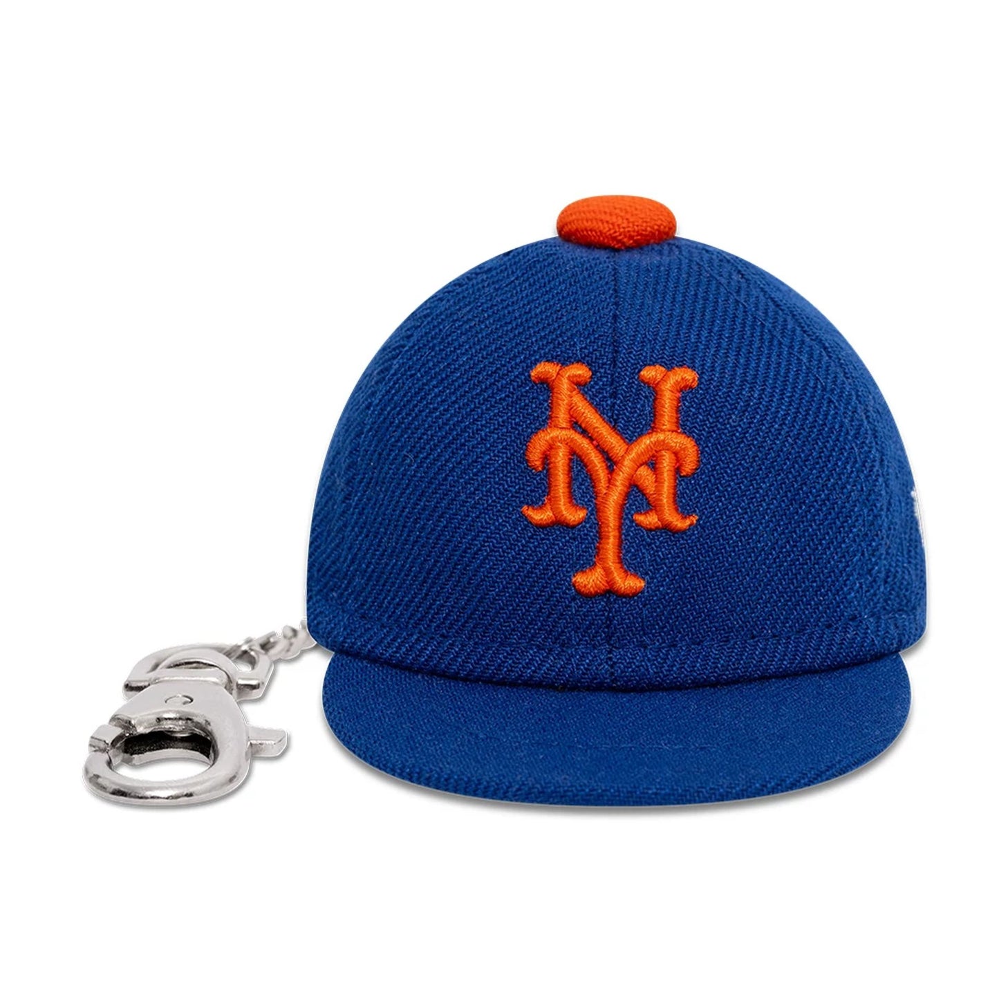 This is a New York Mets MLB Mini Cap Blue Key Chain 5