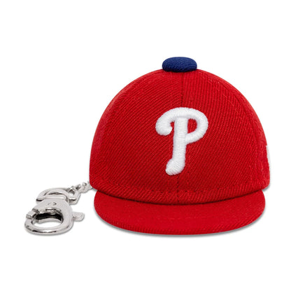 This is a Philadelphia Phillies MLB Mini Cap Red Key Chain 5