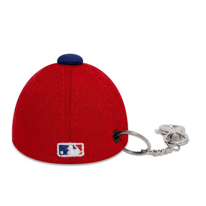 This is a Philadelphia Phillies MLB Mini Cap Red Key Chain 2