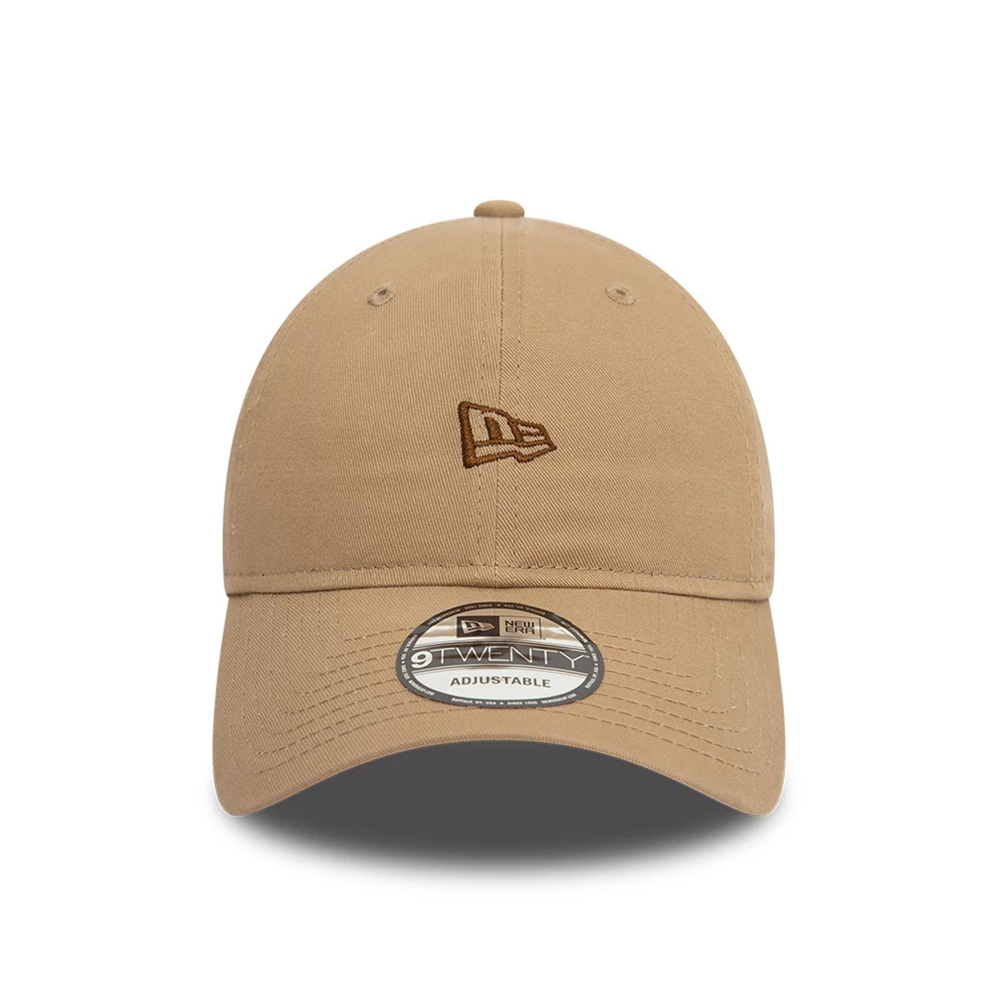 This is a New Era Pastel Washed Light Brown 9TWENTY Adjustable Cap 7