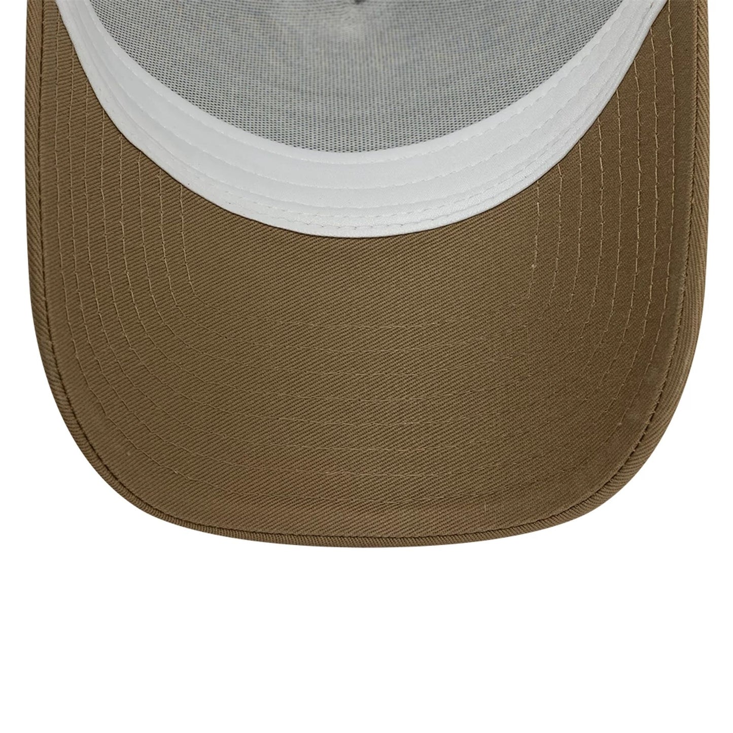 This is a New Era Fishing Tuna Beige 9FORTY A-Frame Trucker Adjustable Cap 5