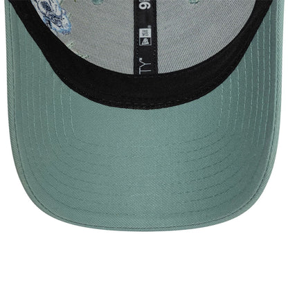 This is a New Era Floral Pastel Blue 9FORTY Adjustable Cap 5