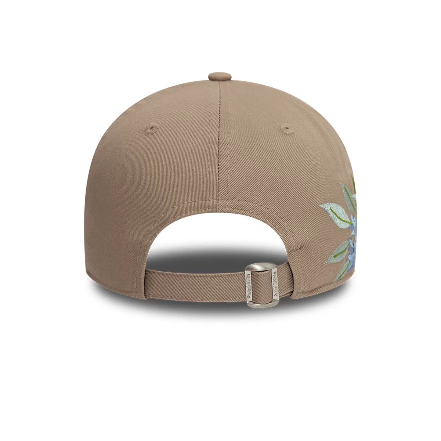 This is a New Era Floral Pastel Brown 9FORTY Adjustable Cap 4