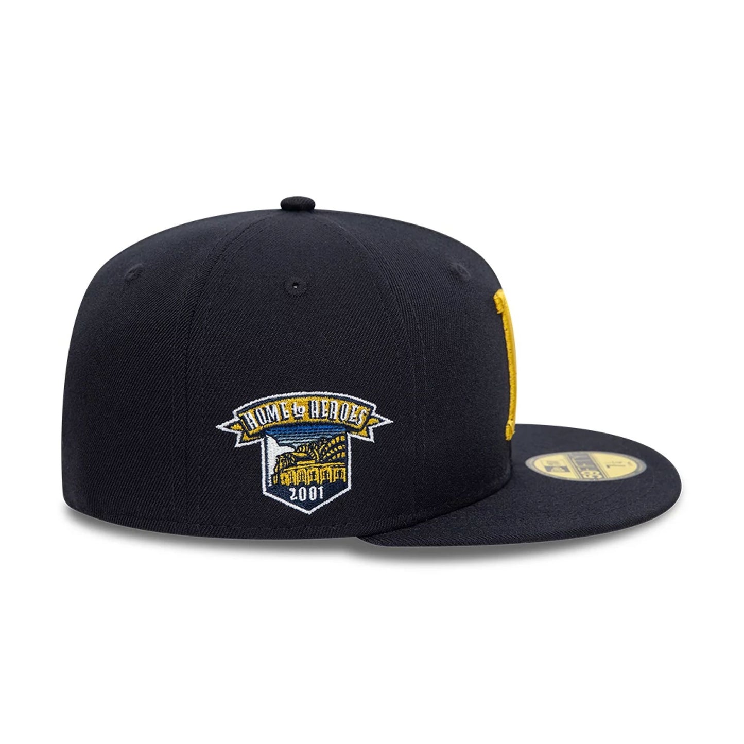 This is a Milwaukee Brewers MLB Stadium Navy 59FIFTY Fitted Cap 7