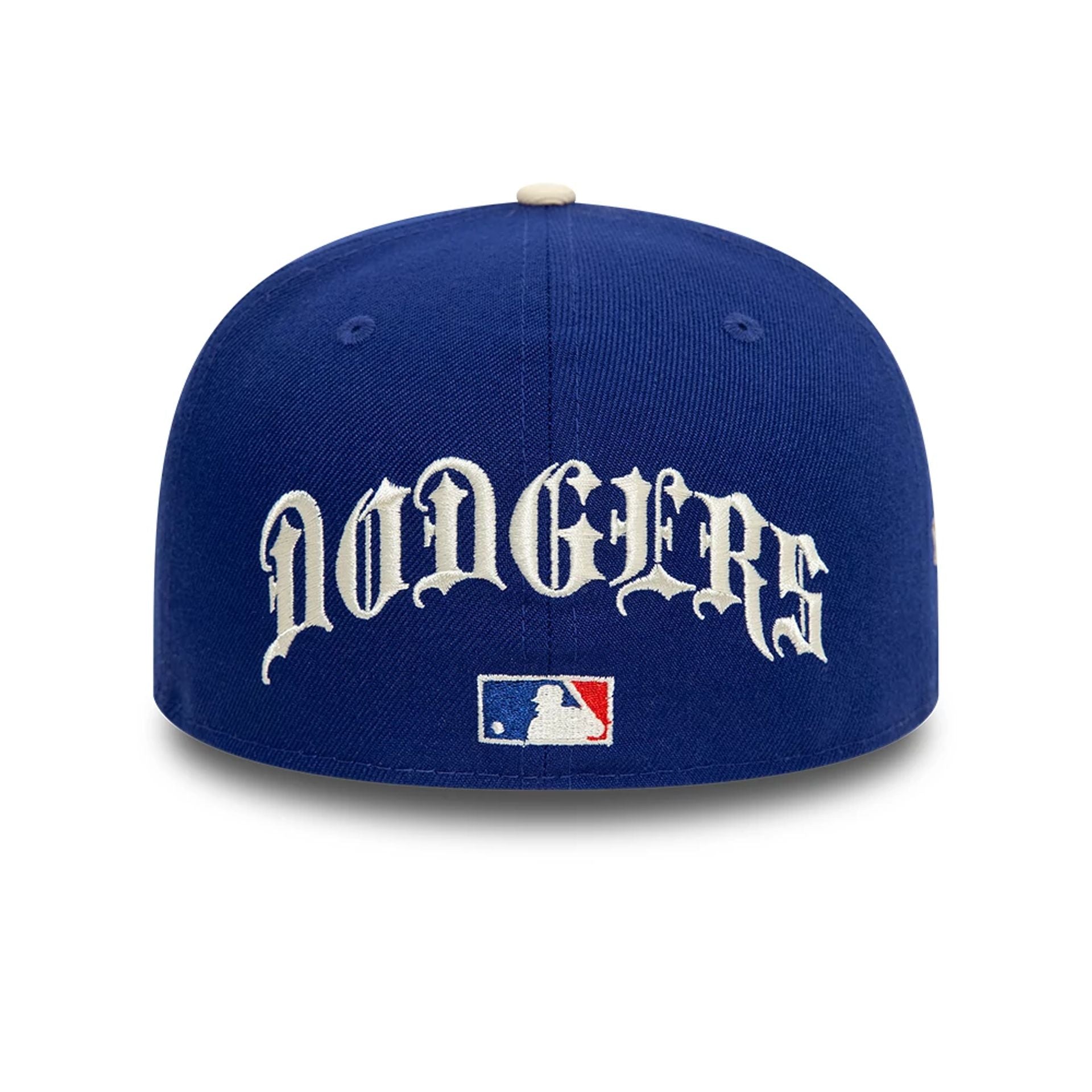 This is a LA Dodgers Team Wings Dark Blue 59FIFTY Fitted Cap 2