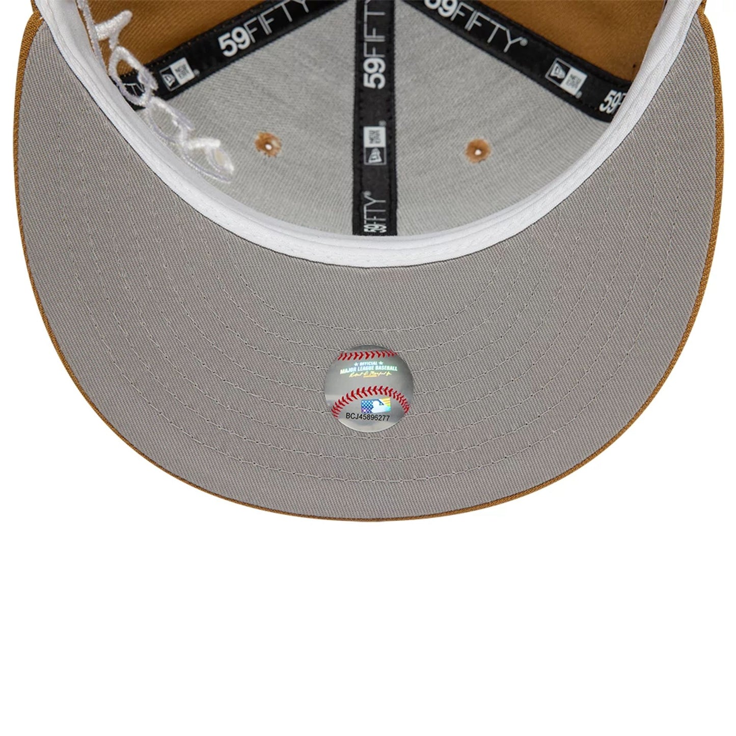 This is a LA Dodgers MLB Stadium Brown 59FIFTY Fitted Cap 5