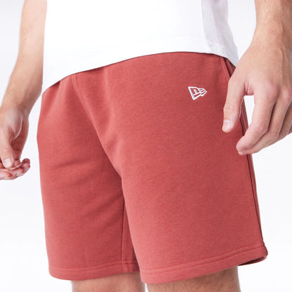 The Male model is wearing LA Lakers League Essential Brown Shorts  3