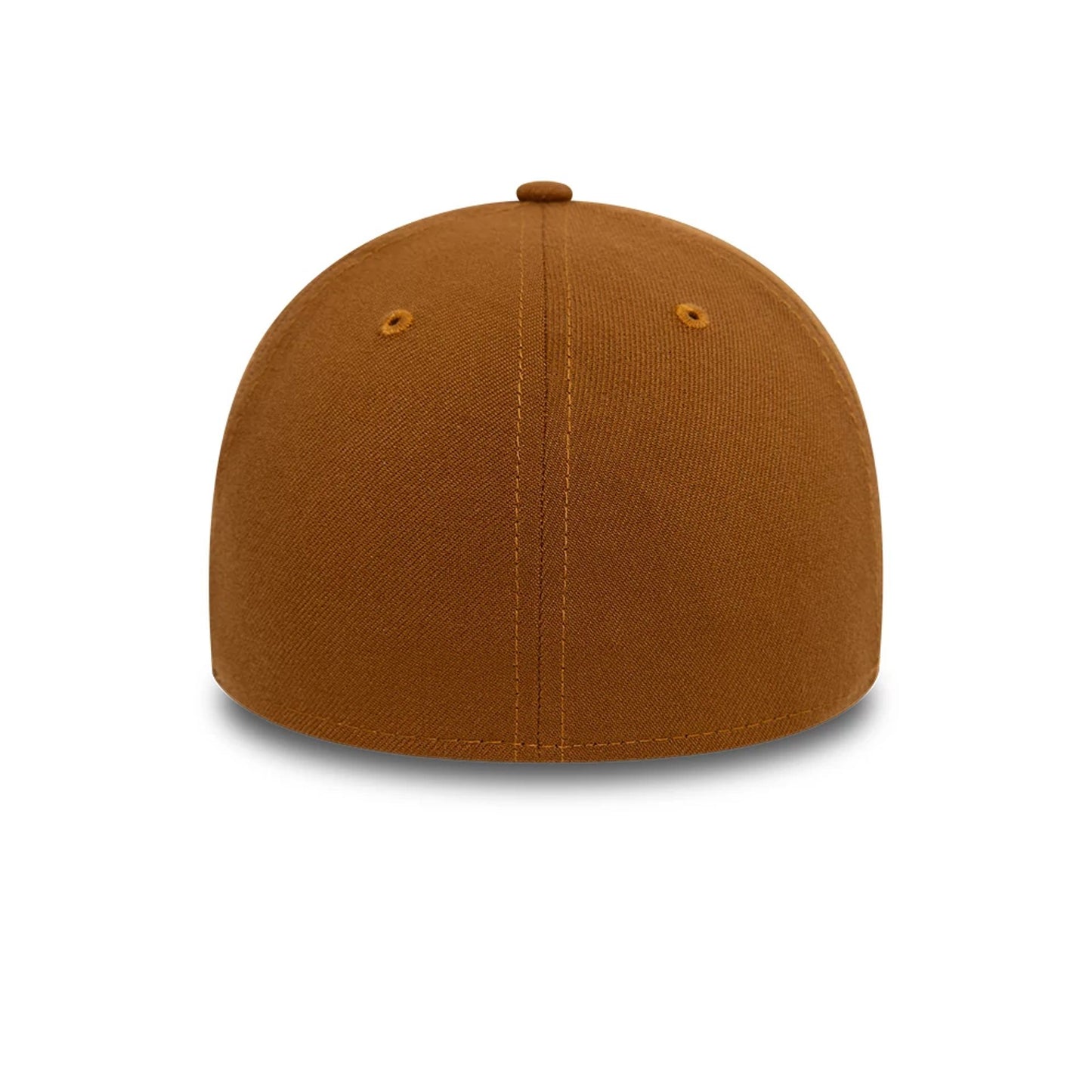 This is a New Era Flagged Essential Brown 39THIRTY Stretch Fit Cap 4