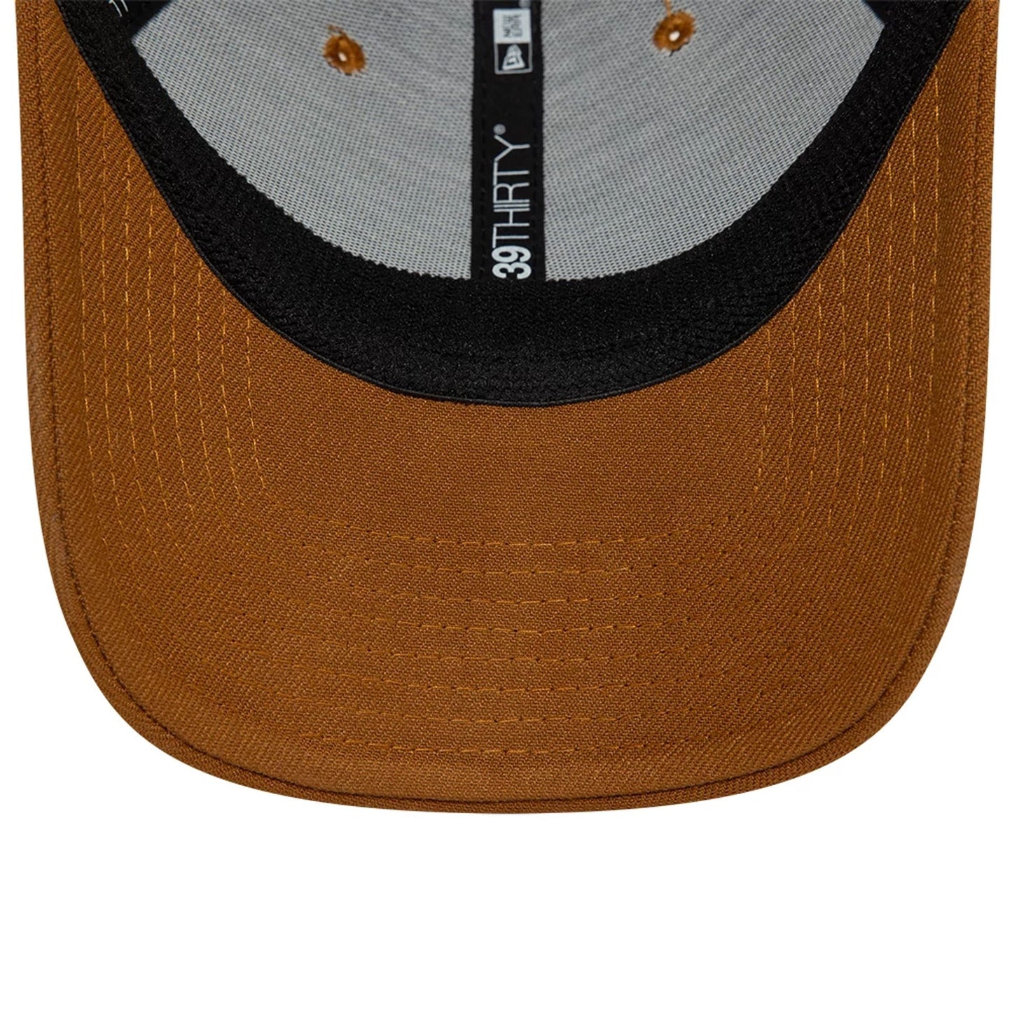 This is a New Era Flagged Essential Brown 39THIRTY Stretch Fit Cap 5