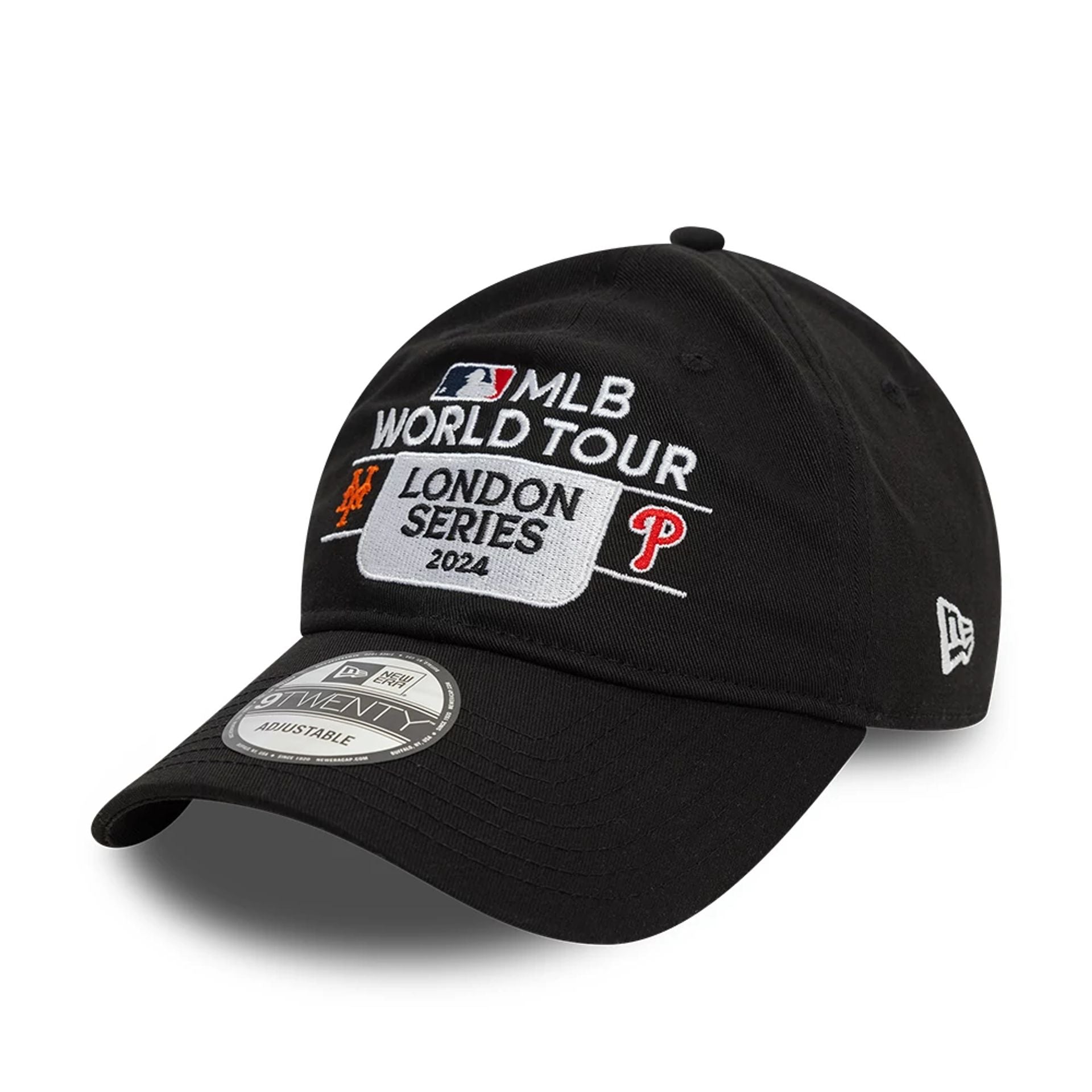 This is a Dueling MLB London Series 2024 Black 9TWENTY Adjustable Cap 3