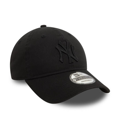 This is a New York Yankees Washed Black 9TWENTY Adjustable Cap 5