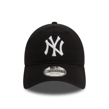 This is a New York Yankees Washed Black 9TWENTY Adjustable Cap 3