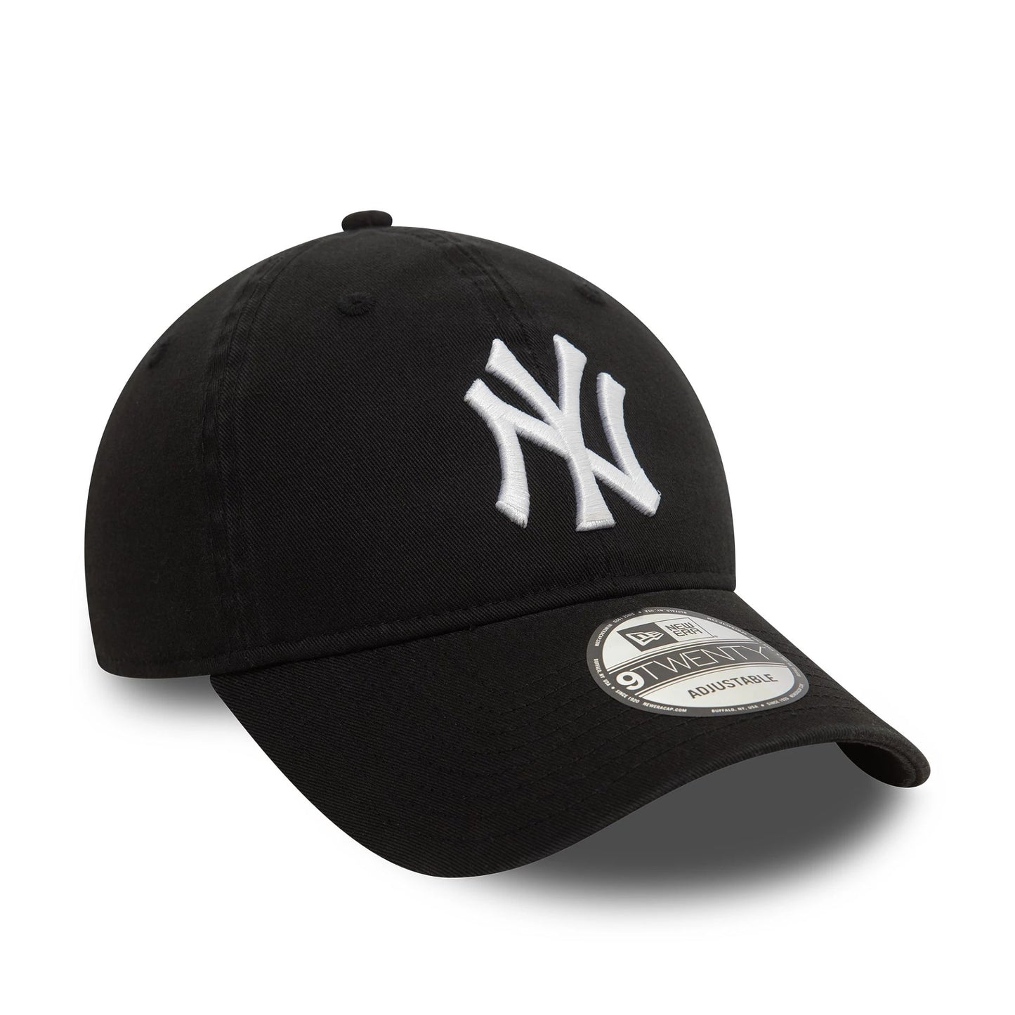 This is a New York Yankees Washed Black 9TWENTY Adjustable Cap 5