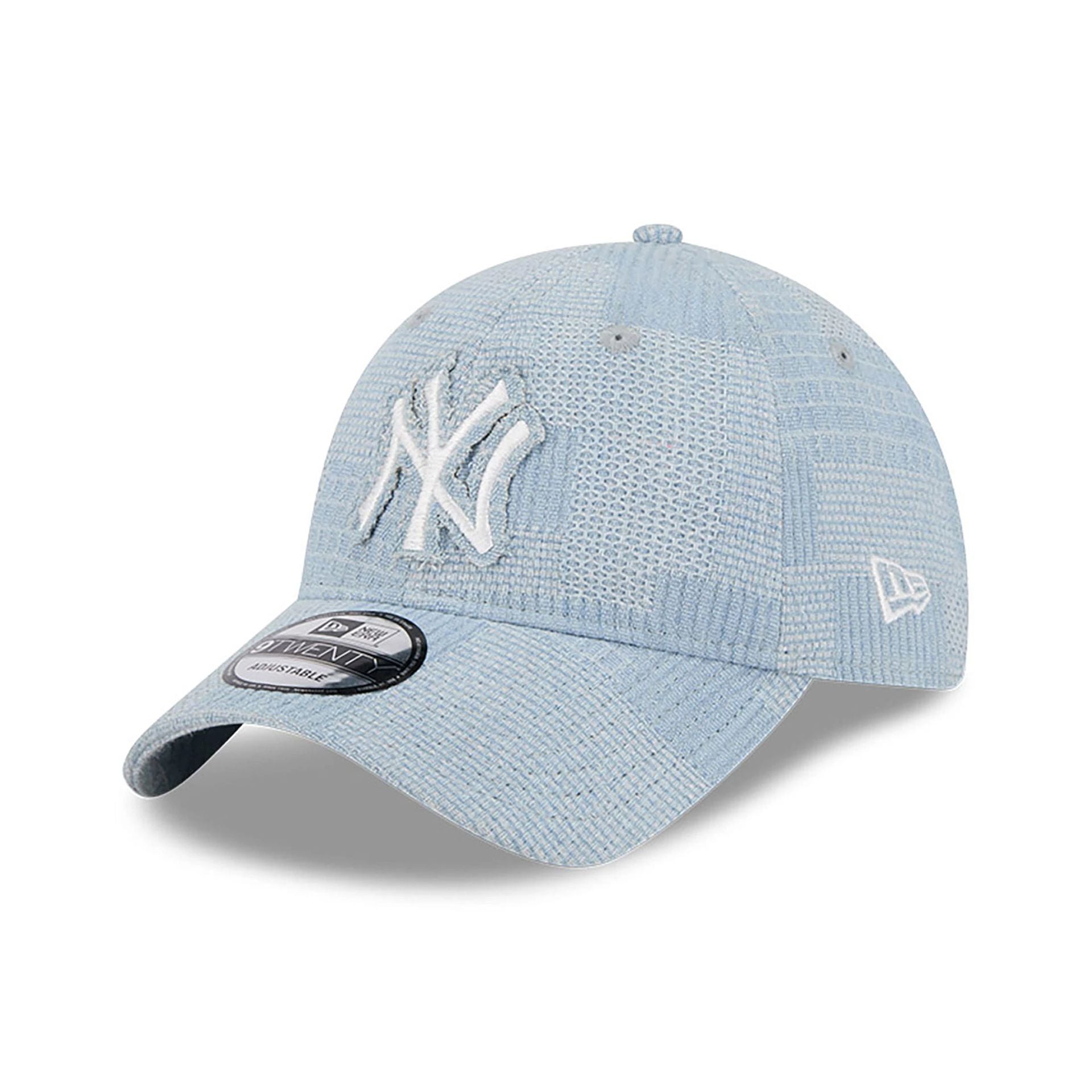 This is a New York Yankees Patch Denim Navy 9TWENTY Adjustable Cap 1