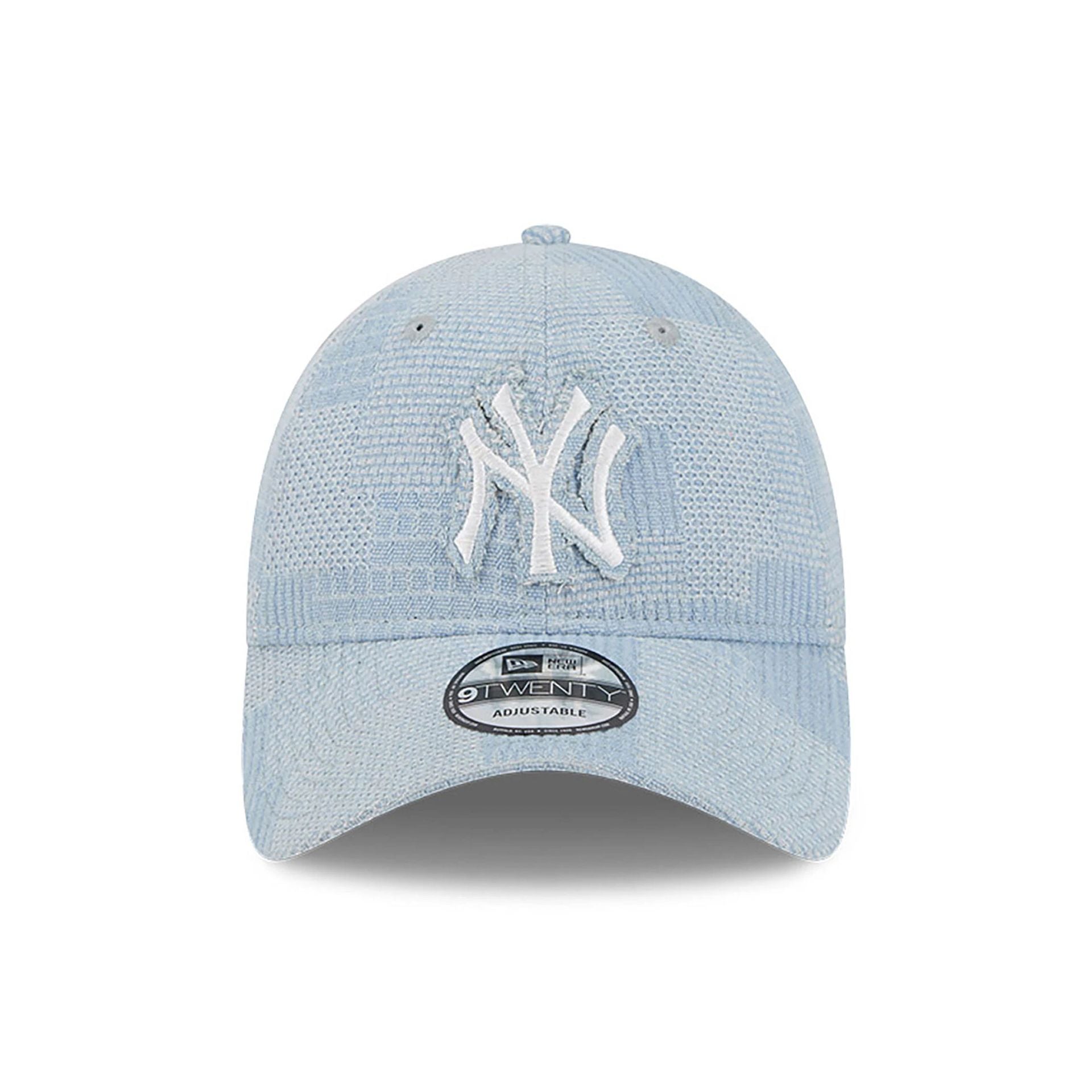 This is a New York Yankees Patch Denim Navy 9TWENTY Adjustable Cap 2