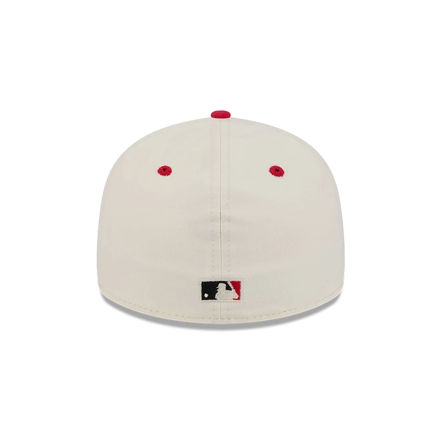 This is a Cincinnati Reds Vintage Stack White Low Profile 59FIFTY Fitted Cap 5