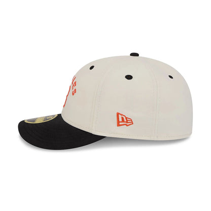 This is a Baltimore Orioles Vintage Stack White Low Profile 59FIFTY Fitted Cap 7